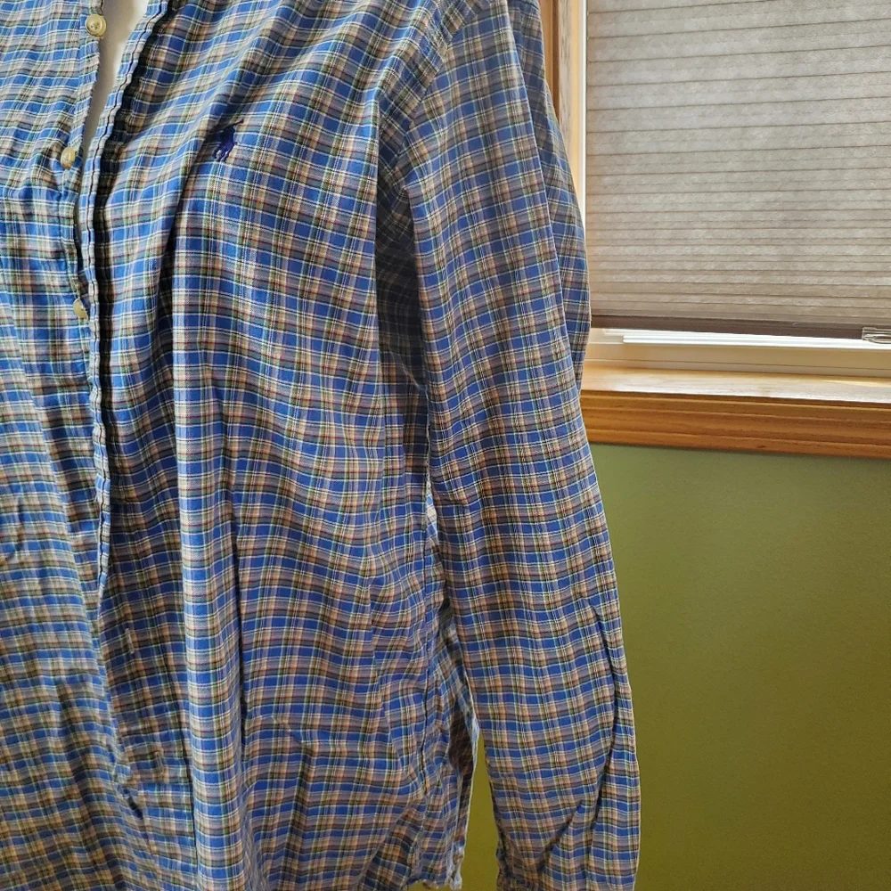 2 Ralph Lauren long sleeve button down shirts. Large - Picture 8 of 13